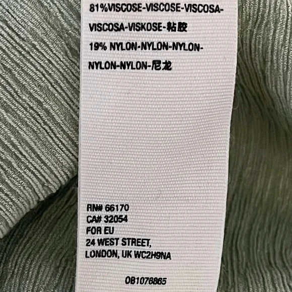 Free People Check On It Frosted Fern blouse - Large - Picture 9 of 9